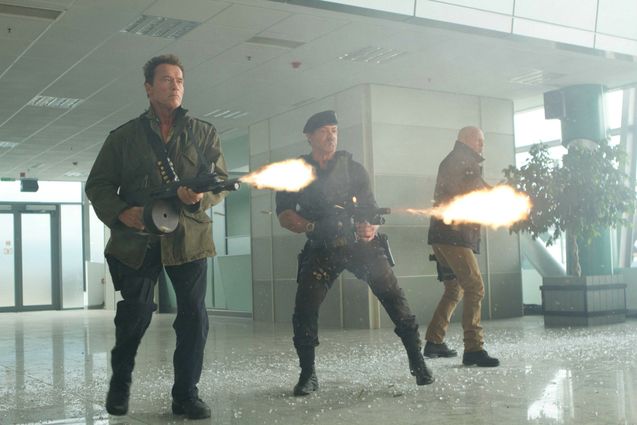 Expendables 2 : Unité spéciale : photo, Sylvester Stallone, Arnold Schwarzenegger