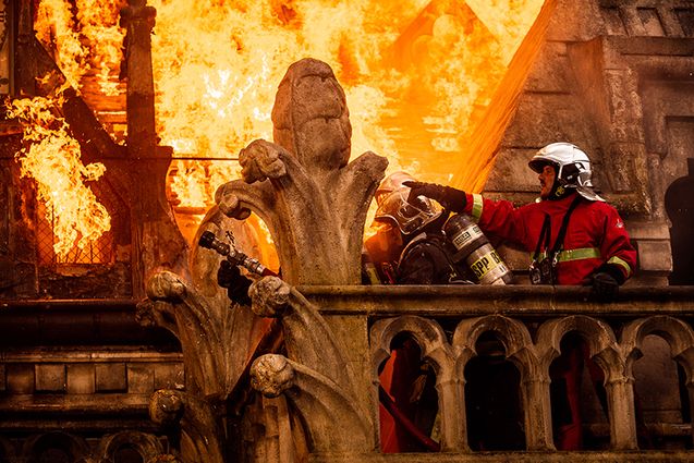 Notre-Dame brûle : photo