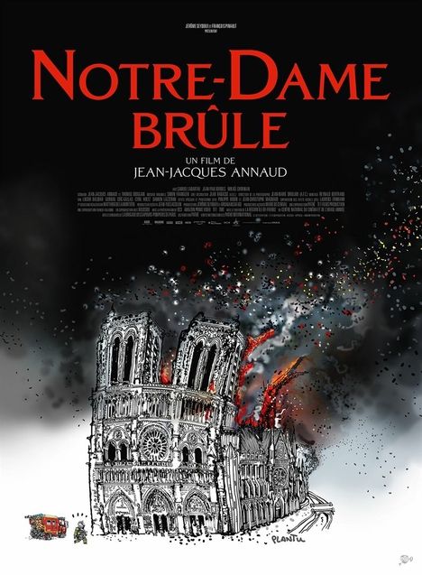 Notre-Dame brûle : Affiche française