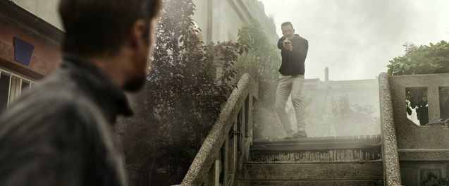 The Gray Man : photo Ryan Gosling, Chris Evans