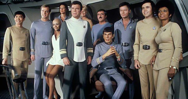 Star Trek : photo Nichelle Nichols, William Shatner, Leonard Nimoy