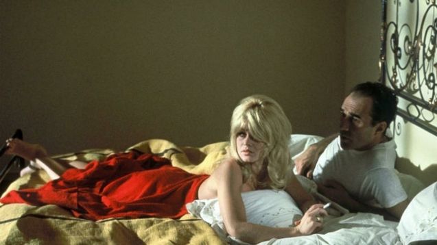 Le Mépris : photo Brigitte Bardot, Michel Piccoli
