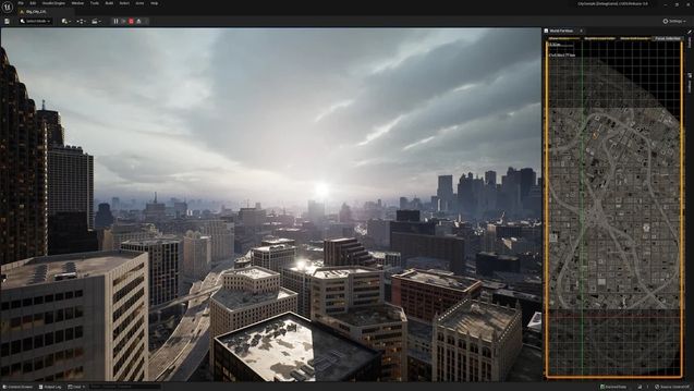 High-tech base de données : Unreal Engine 5 : screenshot démo (4)