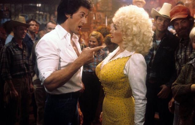 New York cowboy : photo, Dolly Parton, Sylvester Stallone