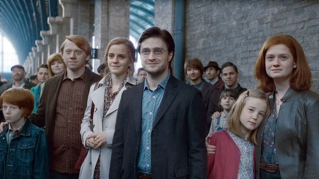 Harry Potter et les Reliques de la mort - 2ème partie : Photo Daniel Radcliffe, Emma Watson, Rupert Grint