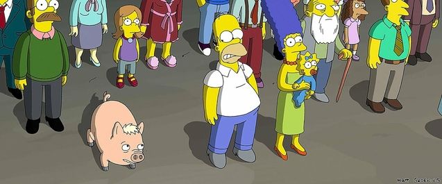 Les Simpson - Le Film : Les Simpsons, Spider cochon
