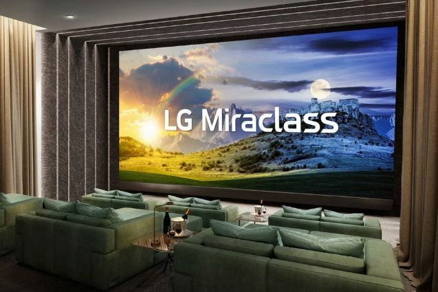 High-tech base de données : écran LG Miraclass 1
