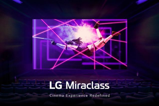 High-tech base de données : écran LG Miraclass 4