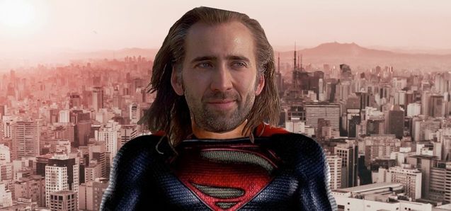 Nicolas Cage : Nicolas Cage Superman avorté