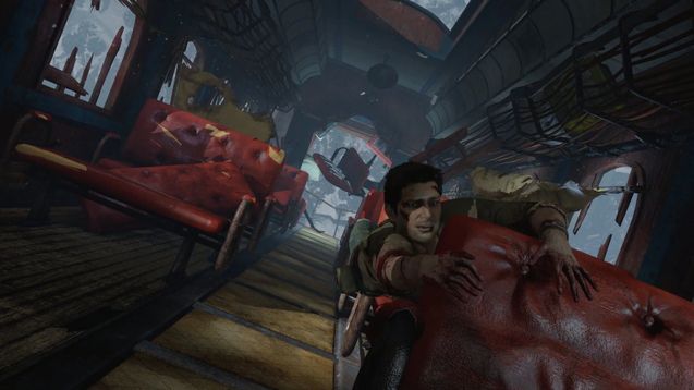Uncharted 2 : Among Thieves : photo scène train