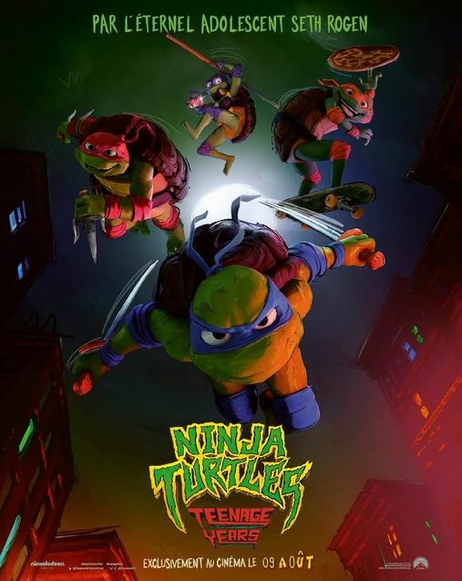 Ninja Turtles Teenage Years : affiche française
