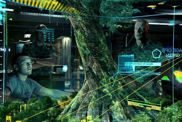 High-tech base de données : écran transparent dans Avatar