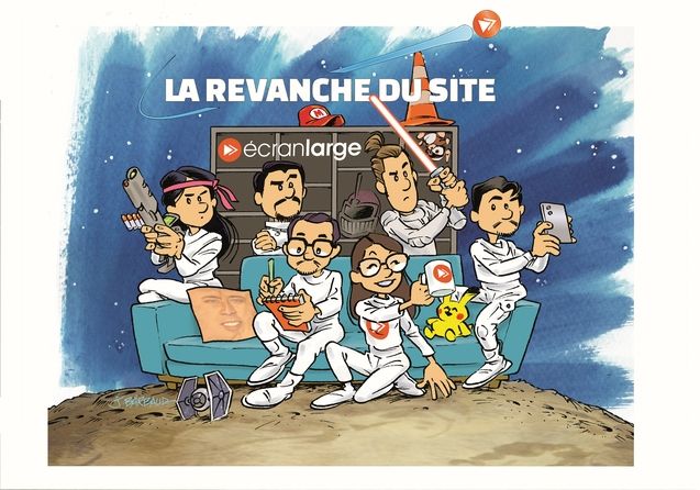 Ecran Large : La Revanche du site : Illustration de Jean Barbaud