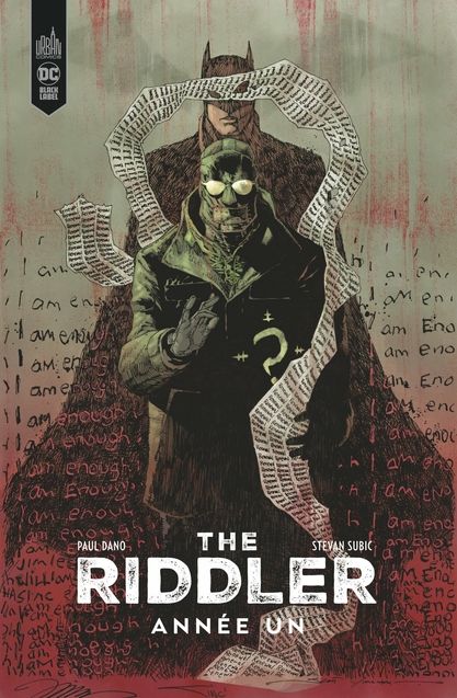 The Riddler Year One: official cover