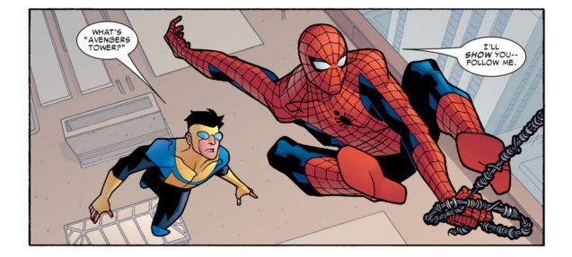 Comics base de données : Crossover Spider-Man / Invincible