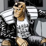 Photo, comics Robotman, Brendan Fraser