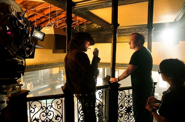 Photo Leonardo DiCaprio, Quentin Tarantino