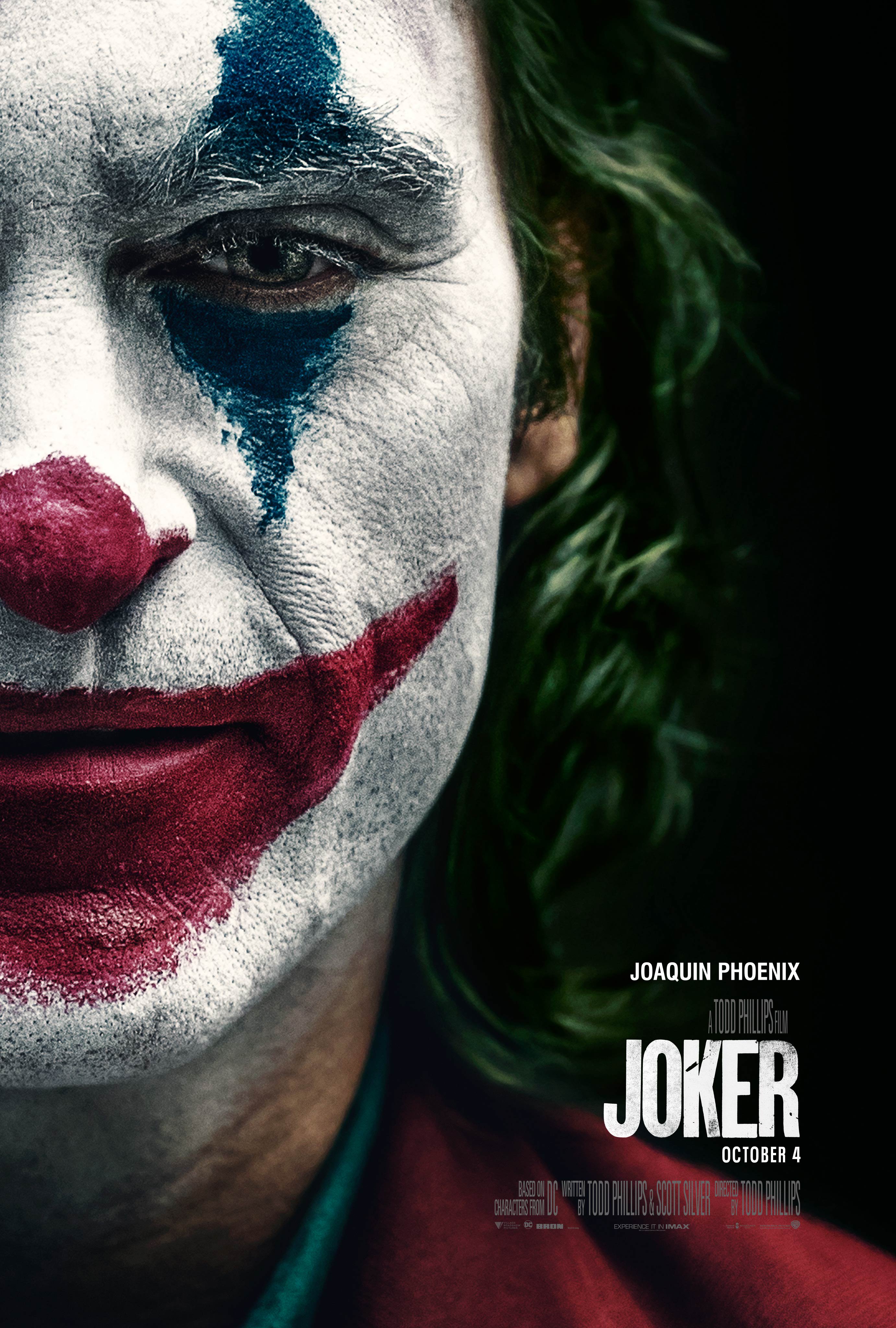 Résultat de recherche d'images pour "Joker Todd Phillips poster"