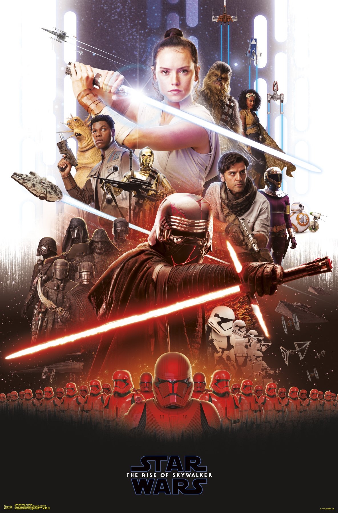 Résultat de recherche d'images pour "Star Wars : L'ascension de Skywalker affiche"